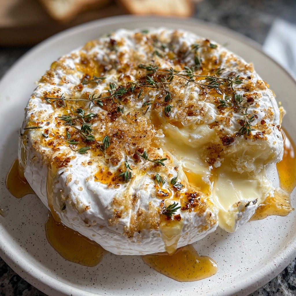 Camembert with Honey and Thyme