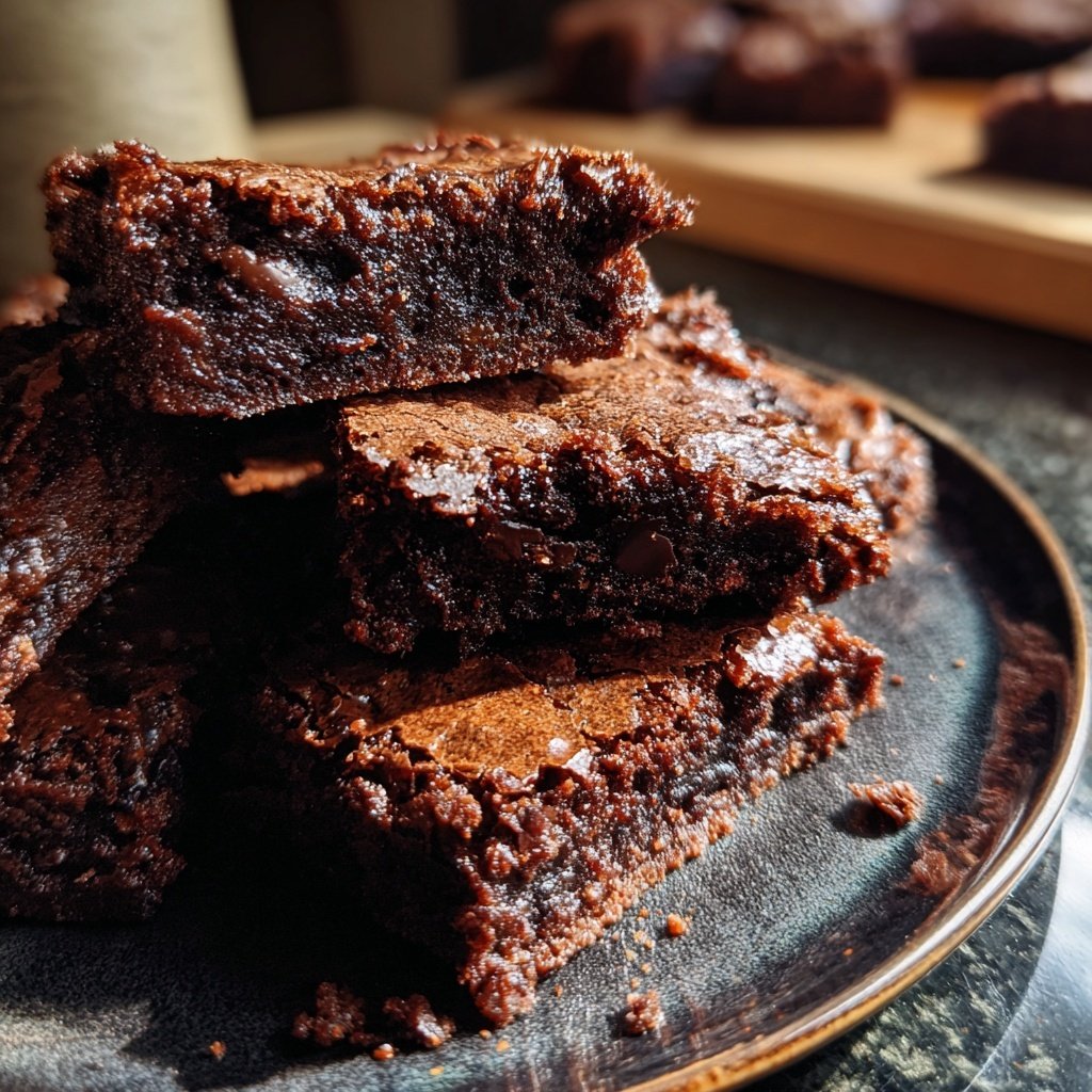 Fudgy Brownies Using Sourdough Discard