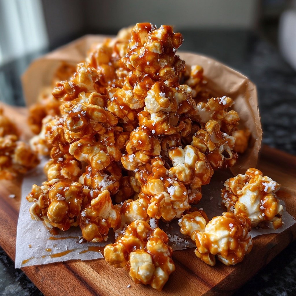 Quick Caramel Corn with Sweetened Condensed Milk