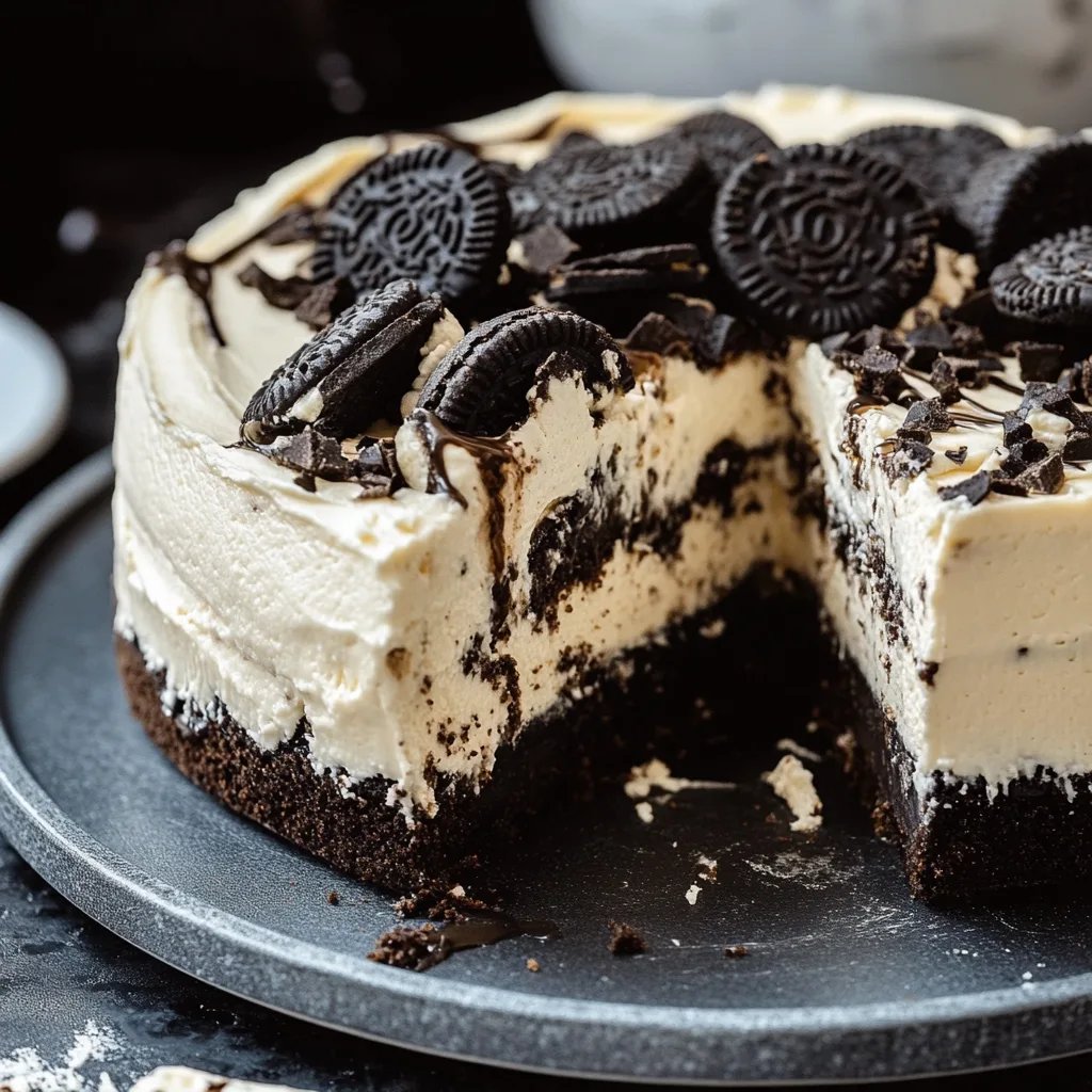 63 Oreo Cheesecake