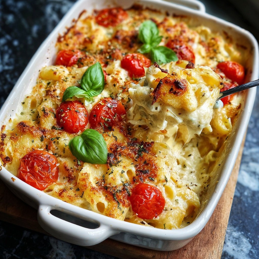 Baked Feta Pasta With Cherry Tomatoes