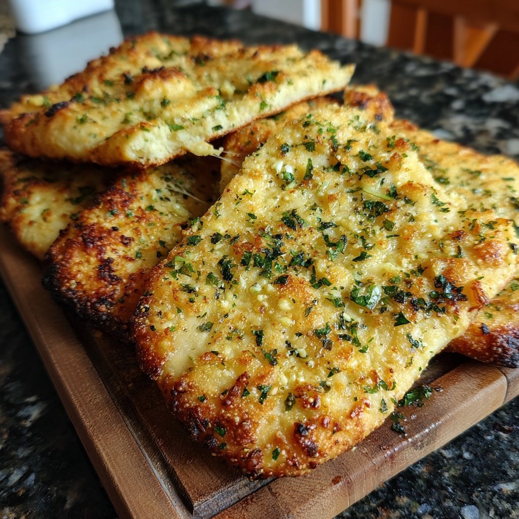 Romantic Garlic Herb Flatbread