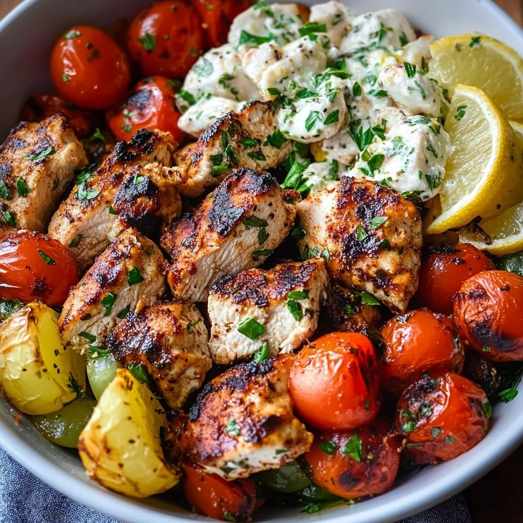 Greek Chicken Bowls: Easy Clean Eating Meal Prep