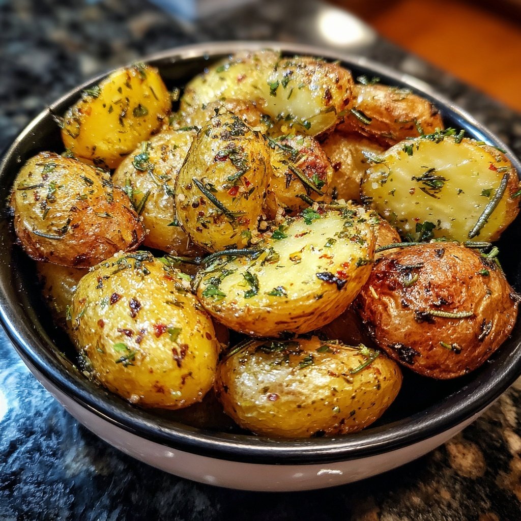 Garlic Herb Roasted Potatoes