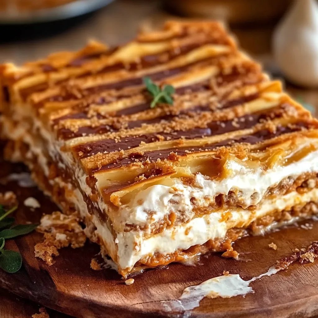 Lotus Biscoff Lasagne