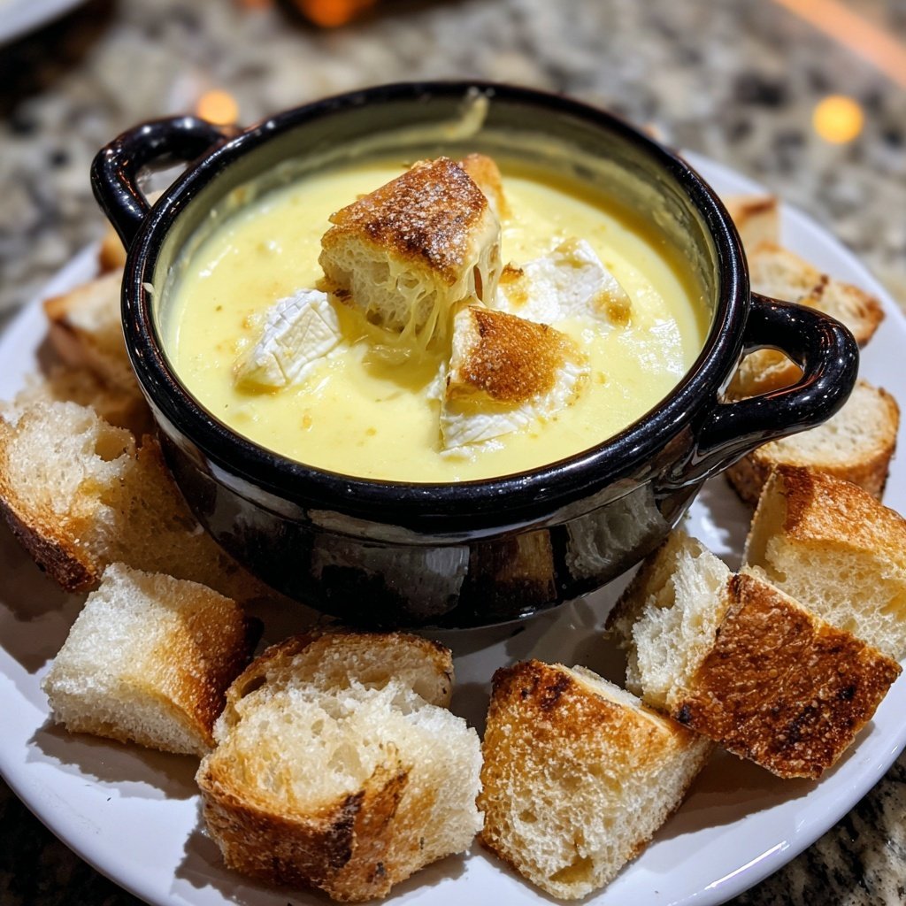 Fondue with Goat Cheese