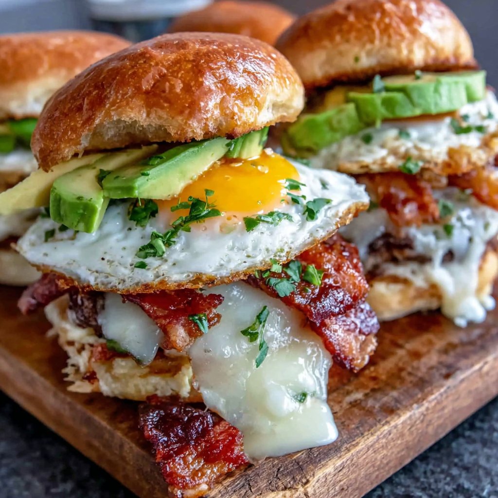 Crowd Friendly Breakfast Sliders