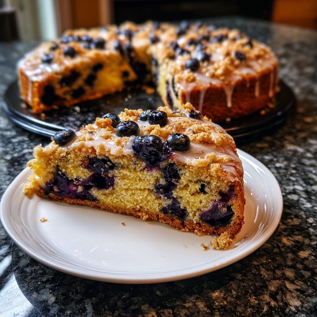 Lemon Blueberry Coffee Cake