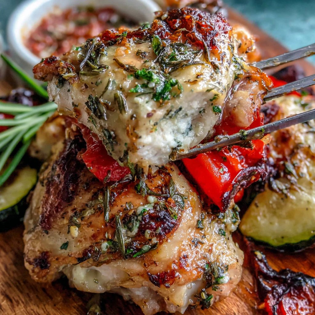 Mediterranean Baked Chicken With Vegetables