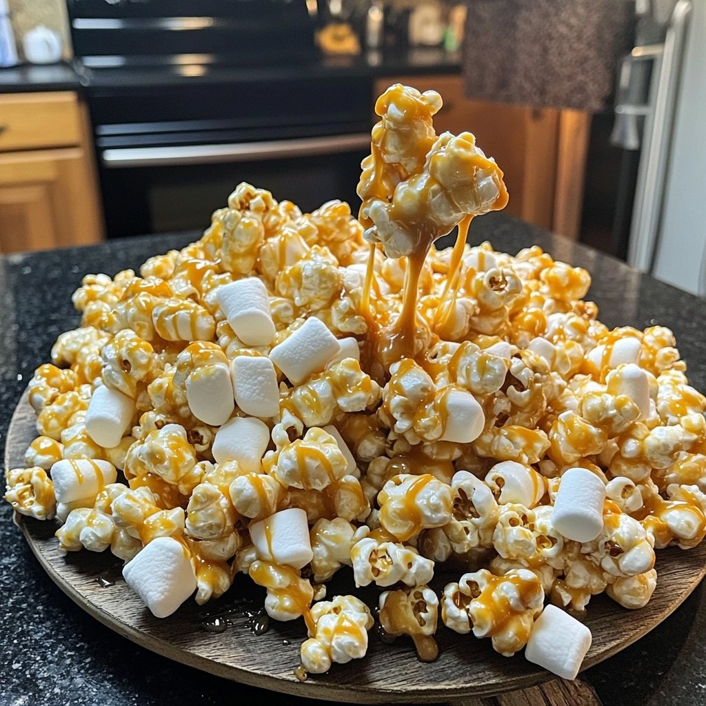 Marshmallow Caramel Corn