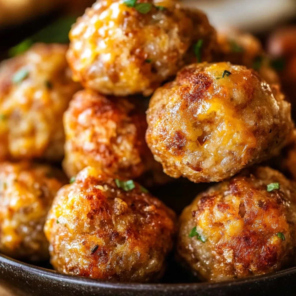 Cheddar Bay Sausage Balls