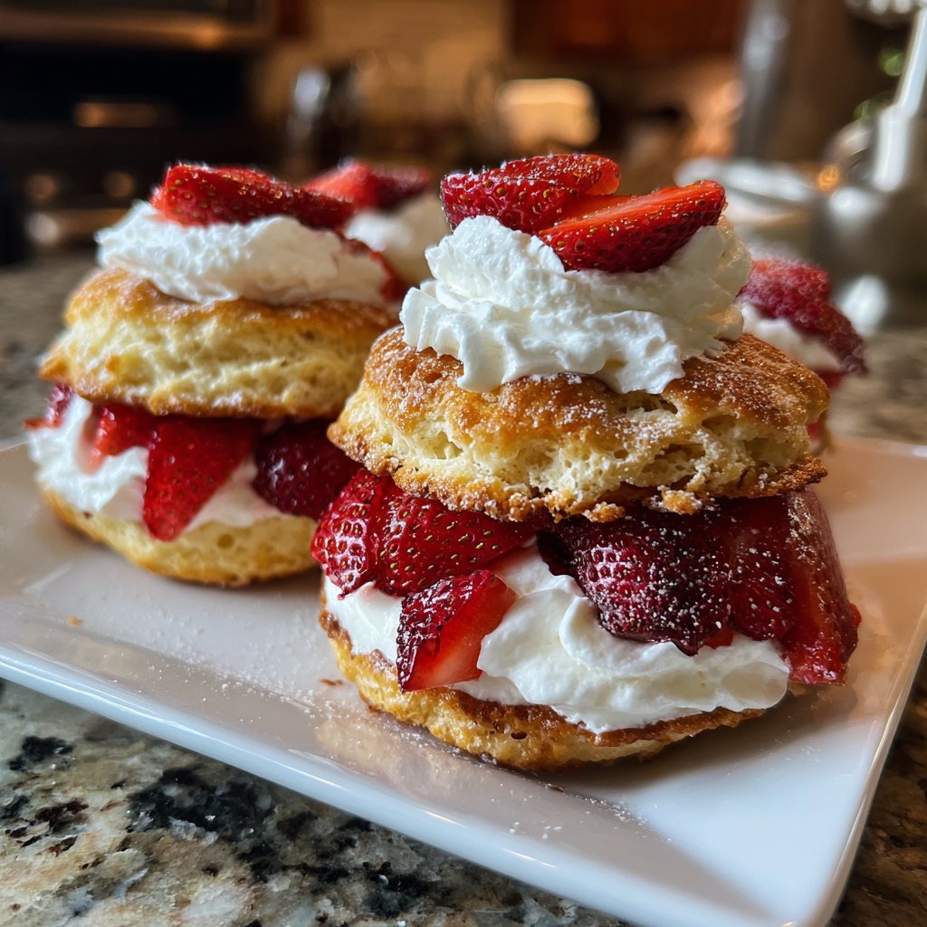 Valentines Treats Strawberry Shortcakes
