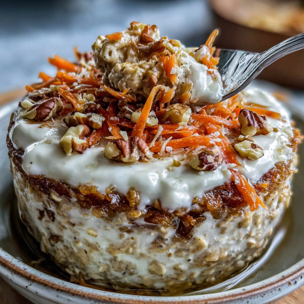 Carrot Cake Breakfast Oatmeal