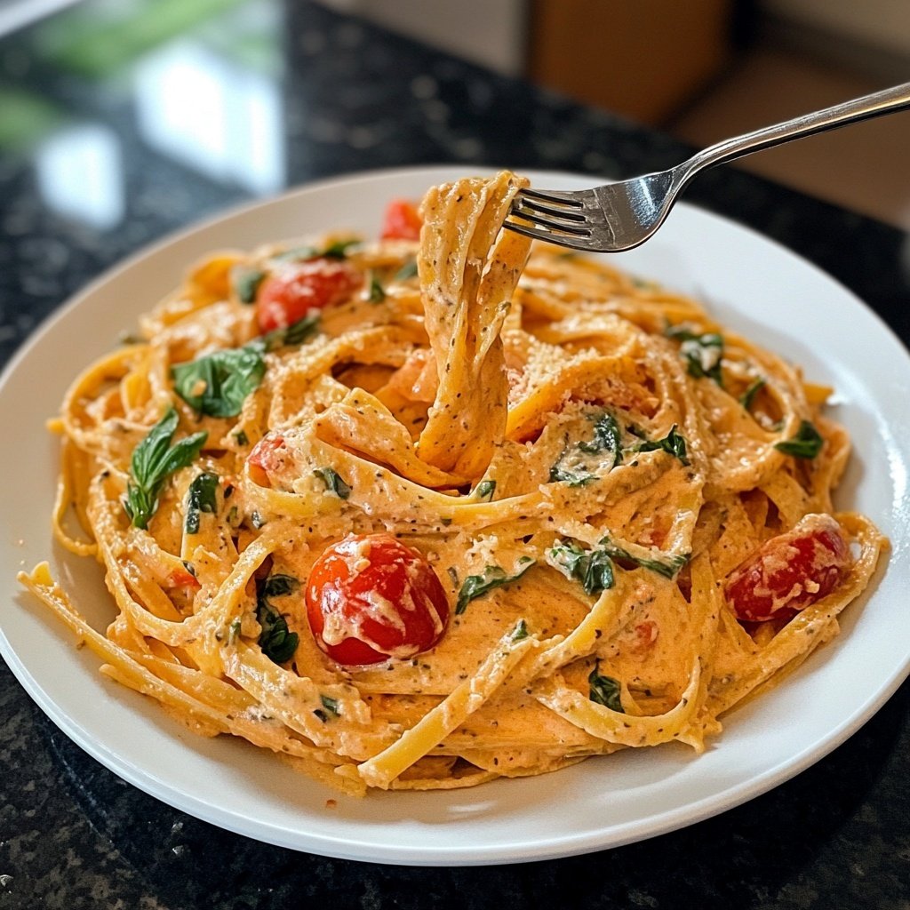 Easy One Pot Creamy Tomato Pasta
