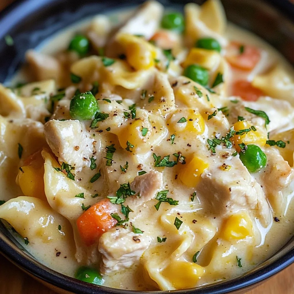 Chicken Pot Pie Pasta