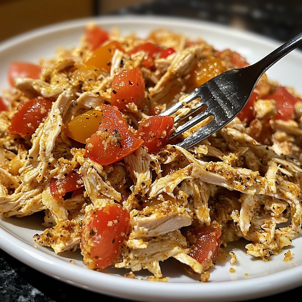 Easy Slow Cooker Chicken Taco Filling